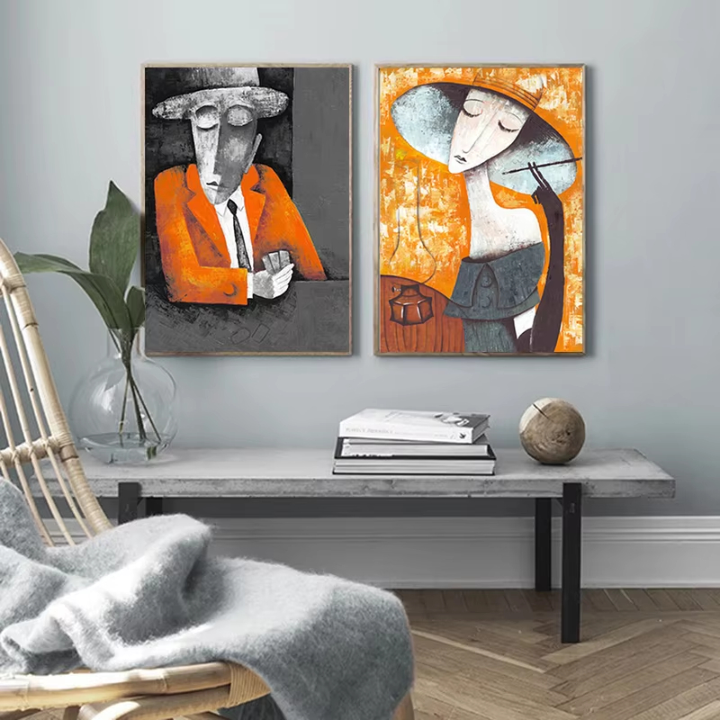 Abstract Picasso Artwork Man P - огляд і ціна Picture Of Musical Instrument