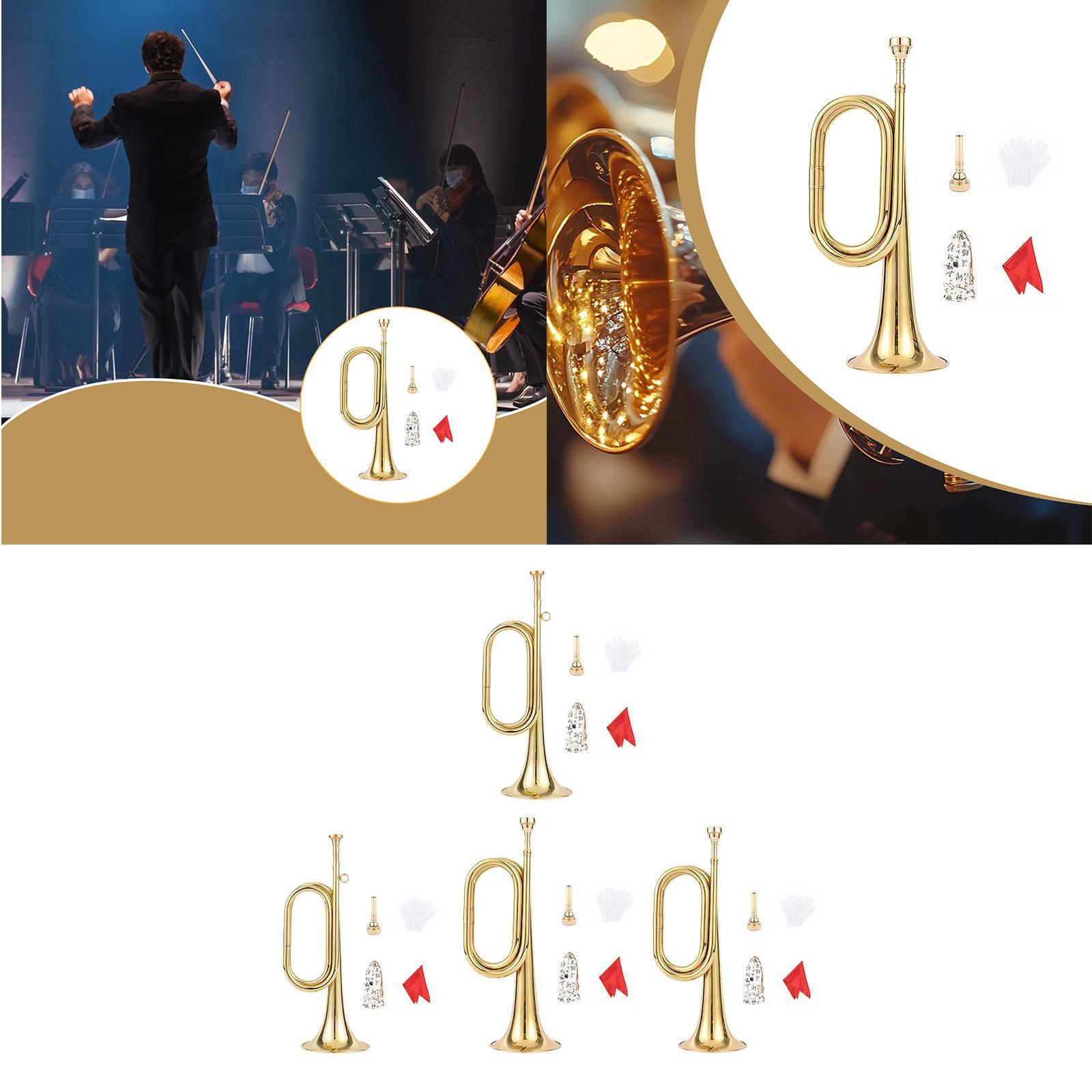 Blowing Bugle Brass Trumpet Be - огляд і ціна Musical Instrument Bugle