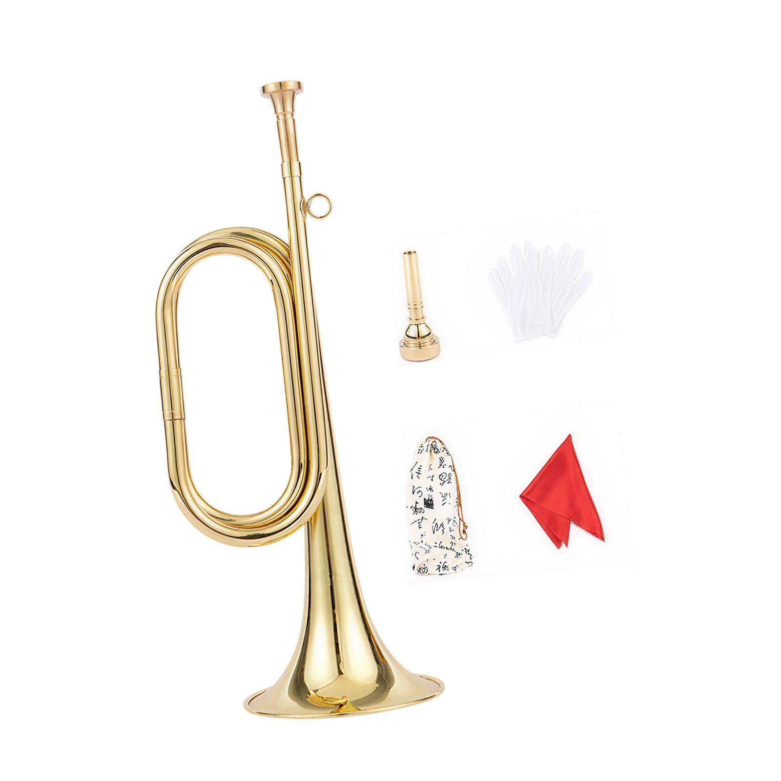 Blowing Bugle Brass Trumpet Be - огляд і ціна Musical Instrument Bugle