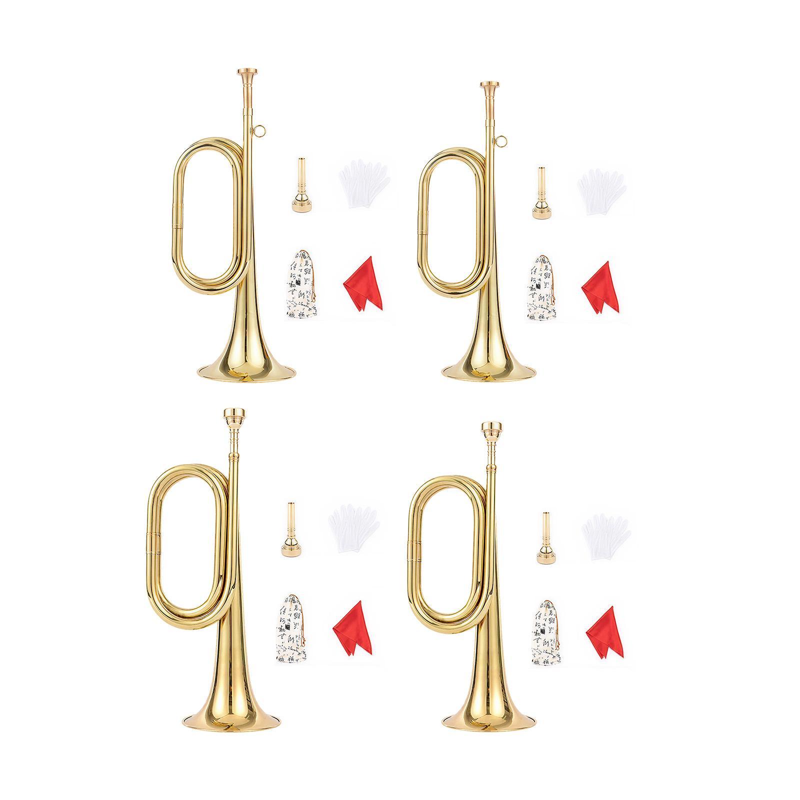 Blowing Bugle Brass Trumpet Be - огляд і ціна Musical Instrument Bugle