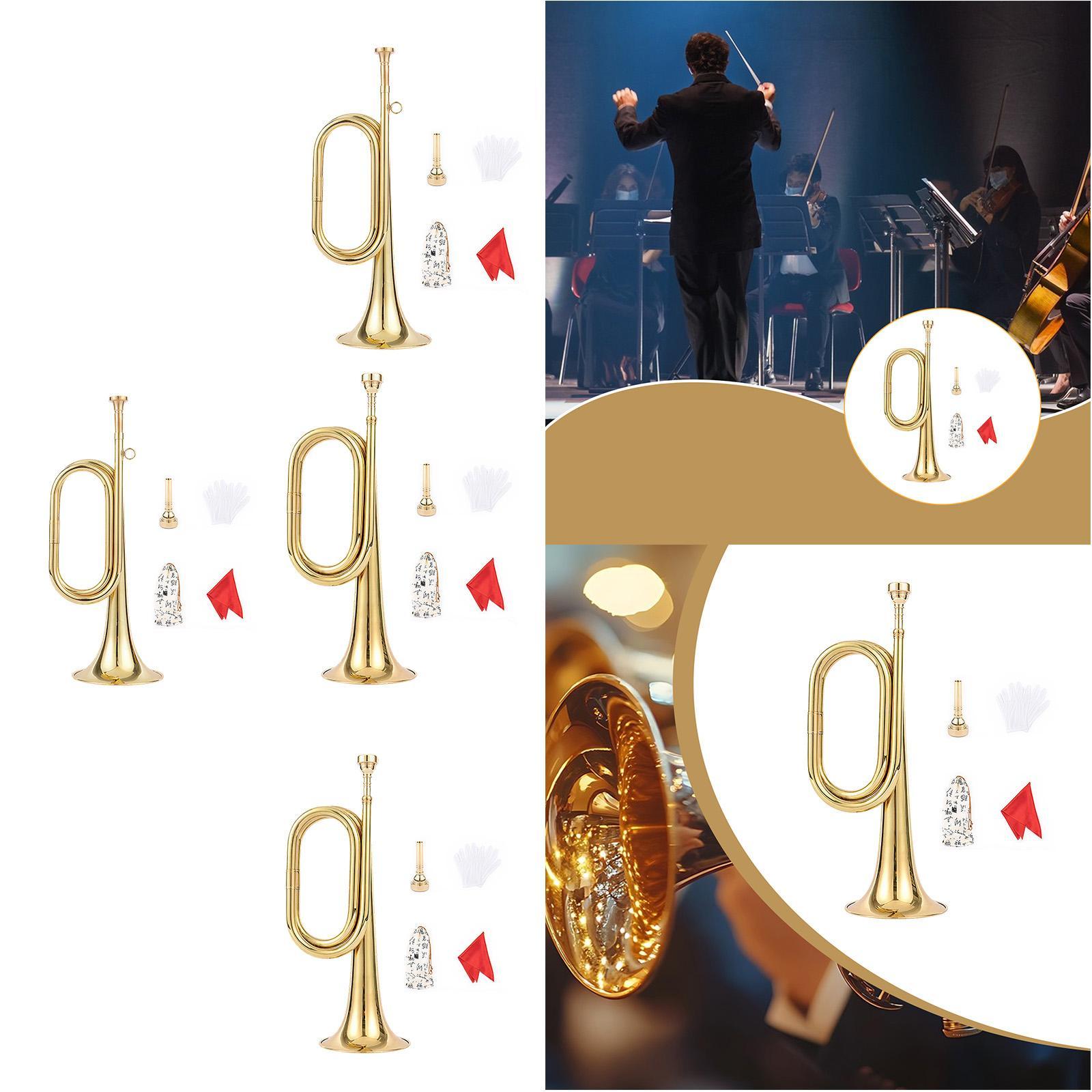 Blowing Bugle Brass Trumpet Be - огляд і ціна Musical Instrument Bugle