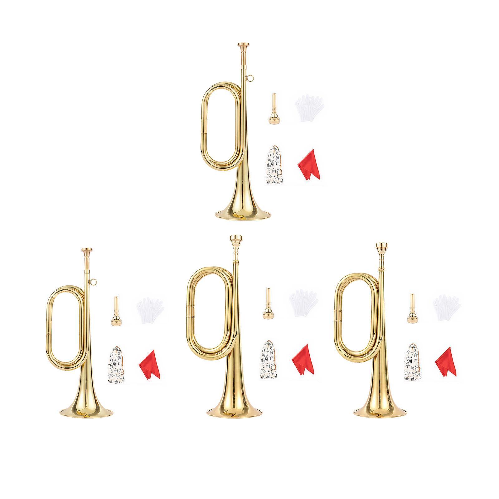 Trumpet with Gloves Music Inst - огляд і ціна Musical Instrument Bugle