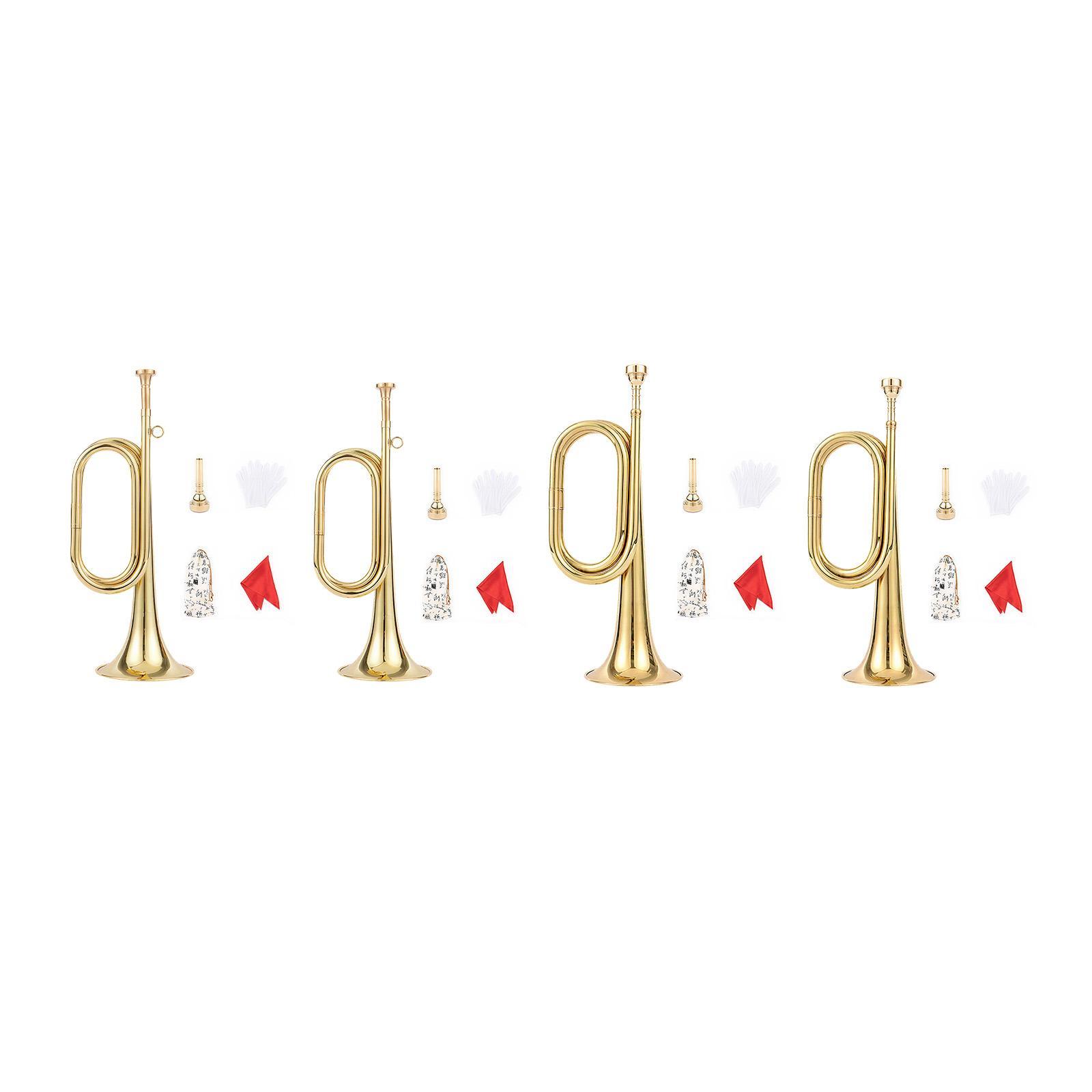 Trumpet with Gloves Music Inst - огляд і ціна Musical Instrument Bugle