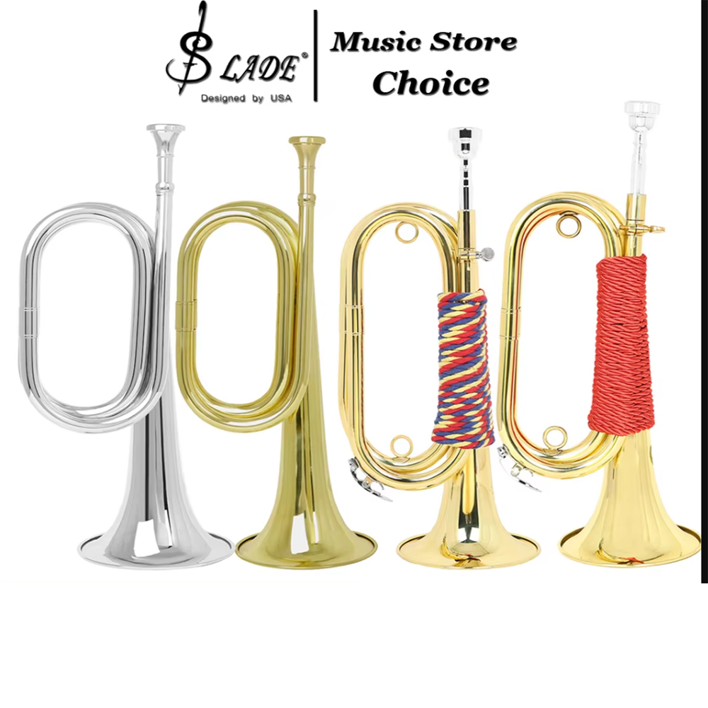 Bb Mini Bugle Trumpet Brass Go - огляд і ціна Musical Instrument Bugle