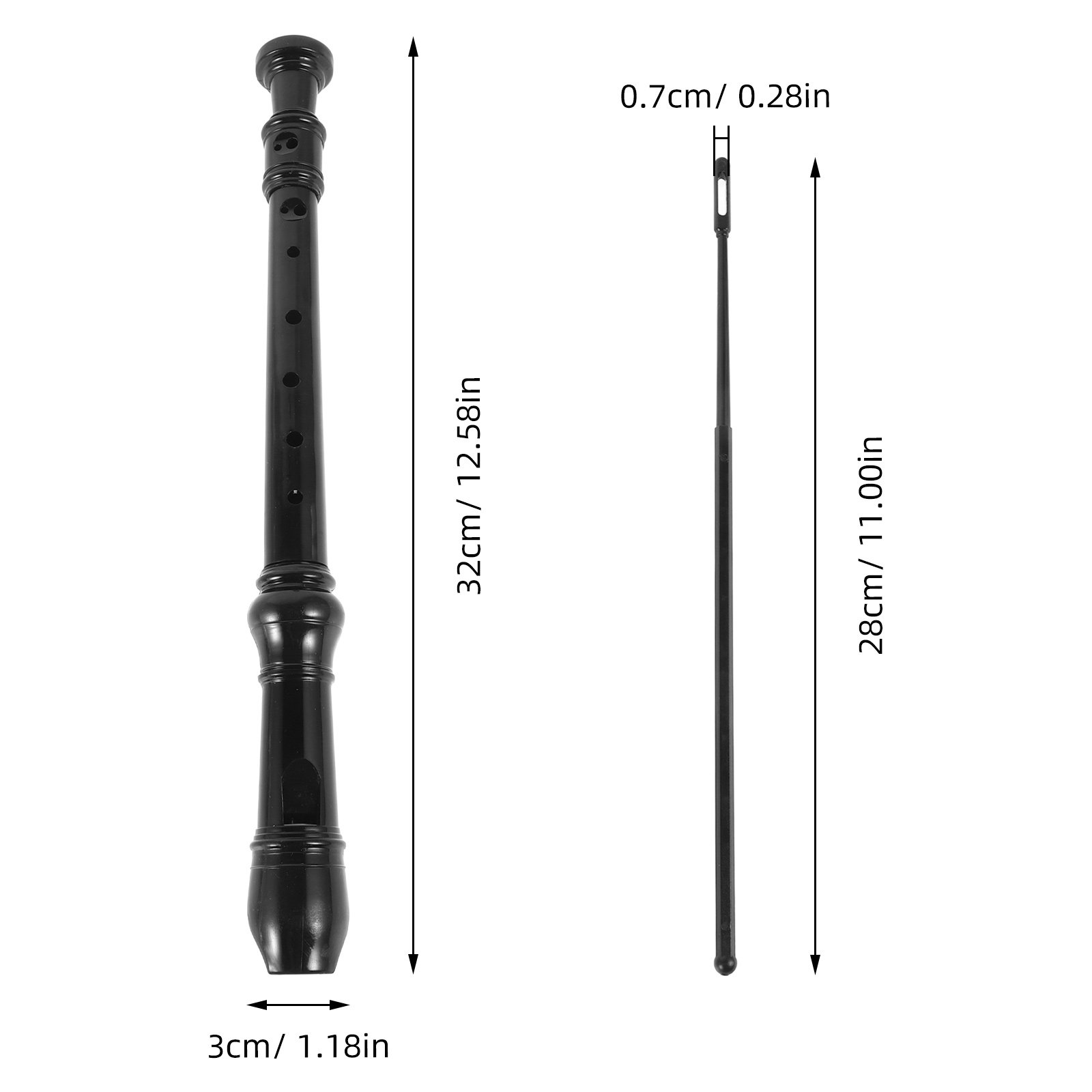 Mini Soprano Recorder 8-Hole A - огляд і ціна Soprano Recorder Plastic