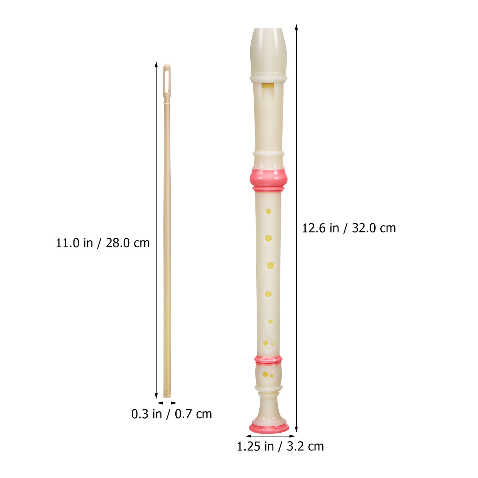 2Pcs High Pitch Soprano Record - огляд і ціна Soprano Recorder Plastic