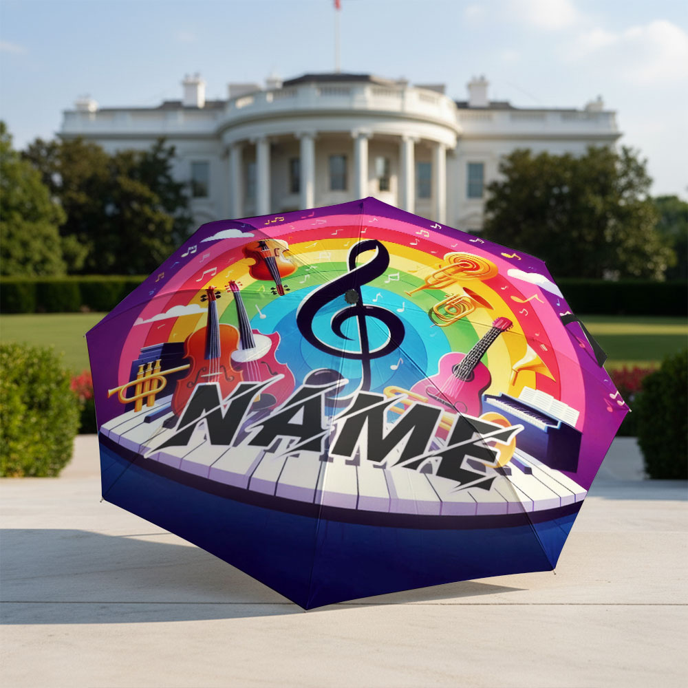 Custom Name umbrella, Music Th - огляд і ціна Musical Instrument And Names