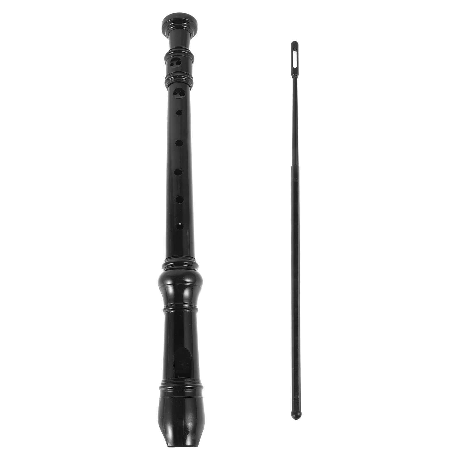 8 Hole Black Transparent ABS S - огляд і ціна Soprano Recorder Plastic